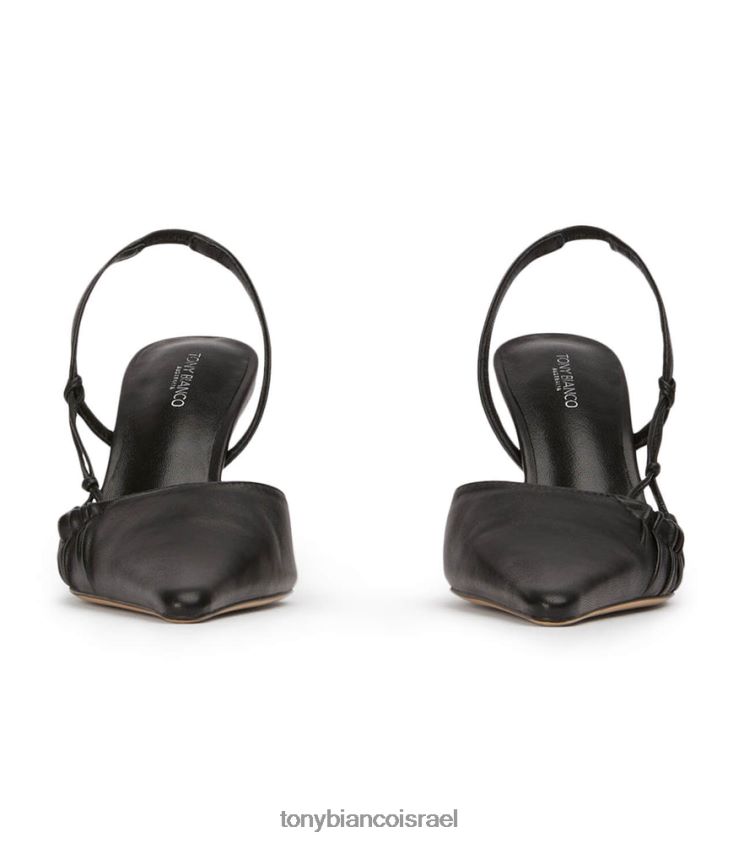 עקבים נמוכים | נשים נאפה שחורה Tony Bianco עקבי סאקיי 8BNR8T233